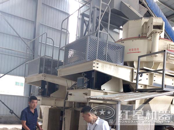 河卵石打砂機，時產100噸左右的機子就是它