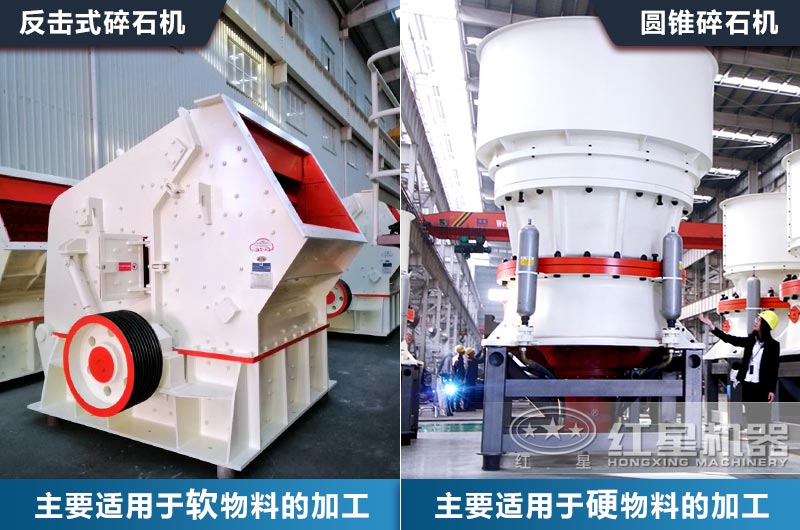 中細碎破碎設備該如何選？以常見的圓錐破和反擊破對比來為您分析