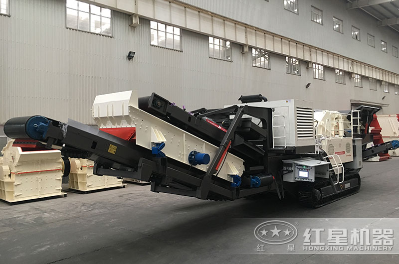 移動(dòng)式煤矸石制砂設(shè)備，移動(dòng)式破碎站